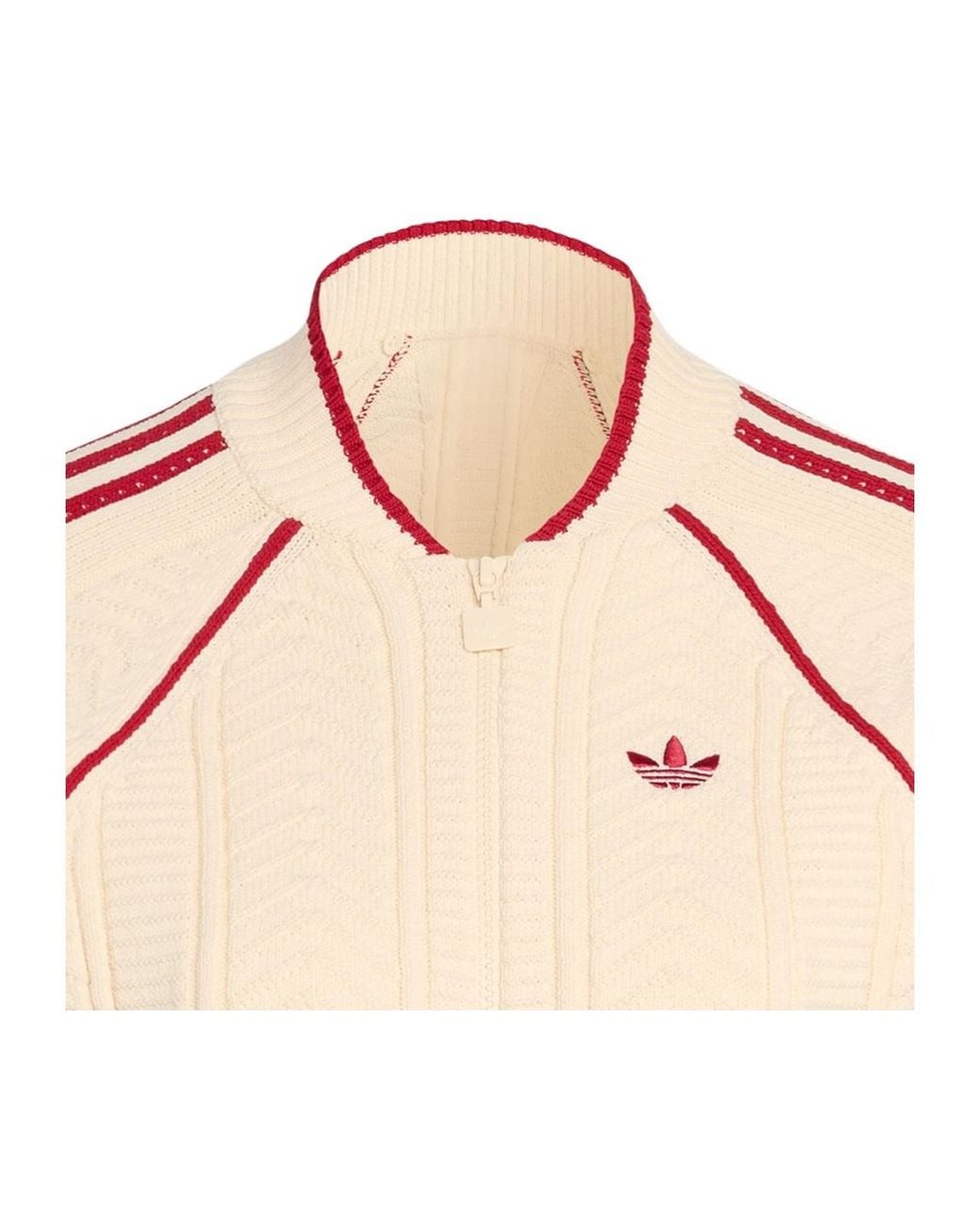 Adidas Originals Natural Sst Tt Knitted Jacket