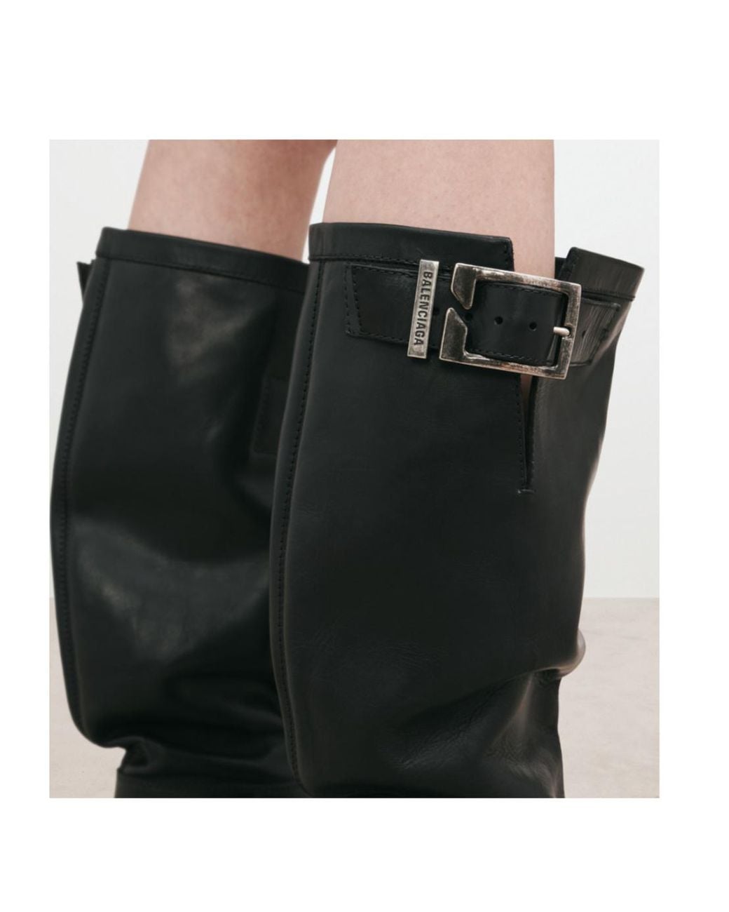 Balenciaga Black Motor Boot