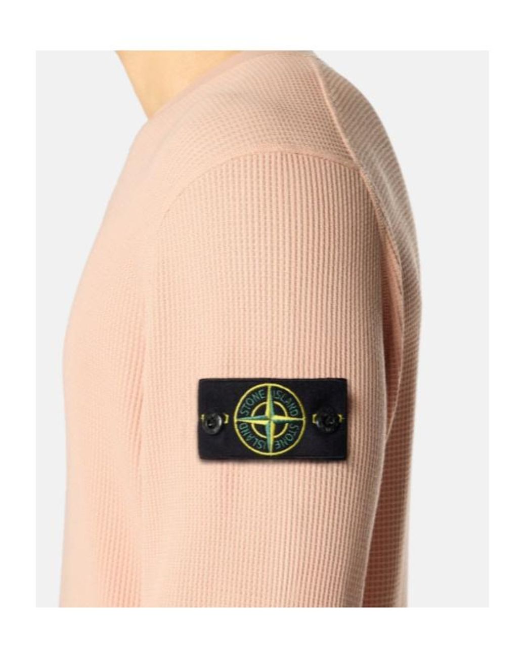 Stone Island Pink Regular-Fit Crewneck Sweatshirt for men