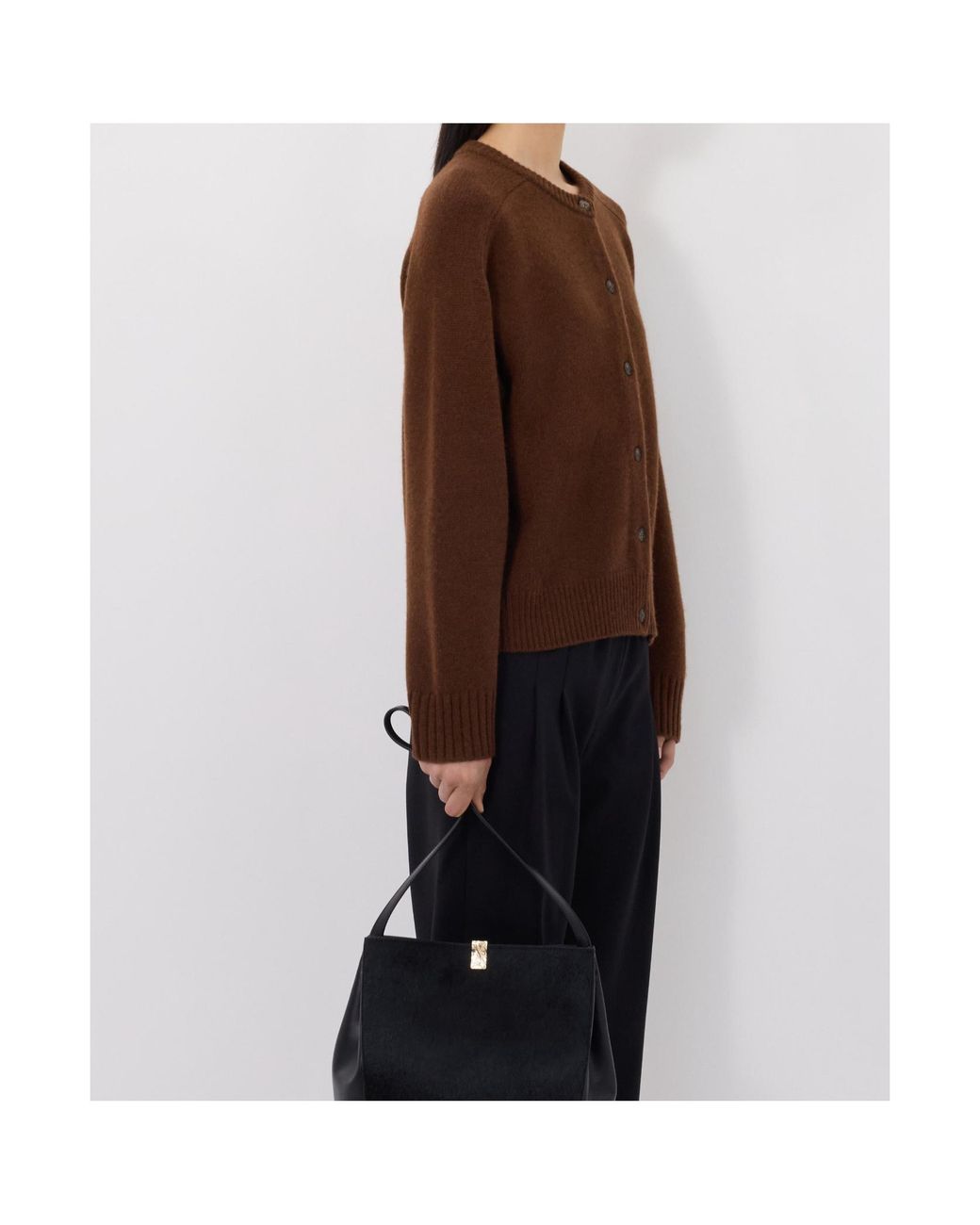 Loulou de Saison Brown Button-Up Knitwear