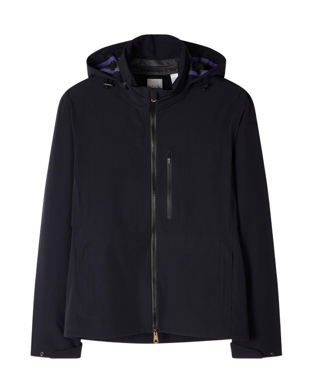 Paul Smith Blue Zip-Up Hooded Jacket for men