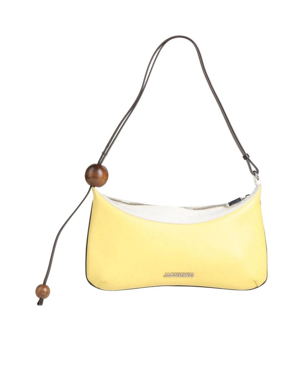 Jacquemus Metallic Large Two-Tone Underarm Bag