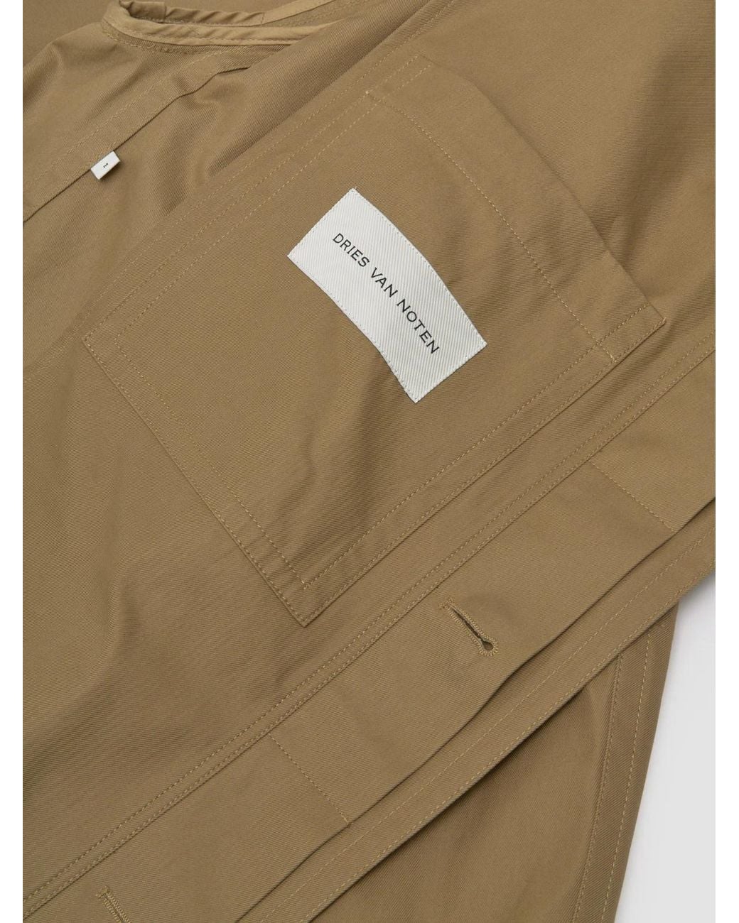 Dries Van Noten Natural Robin Coat for men
