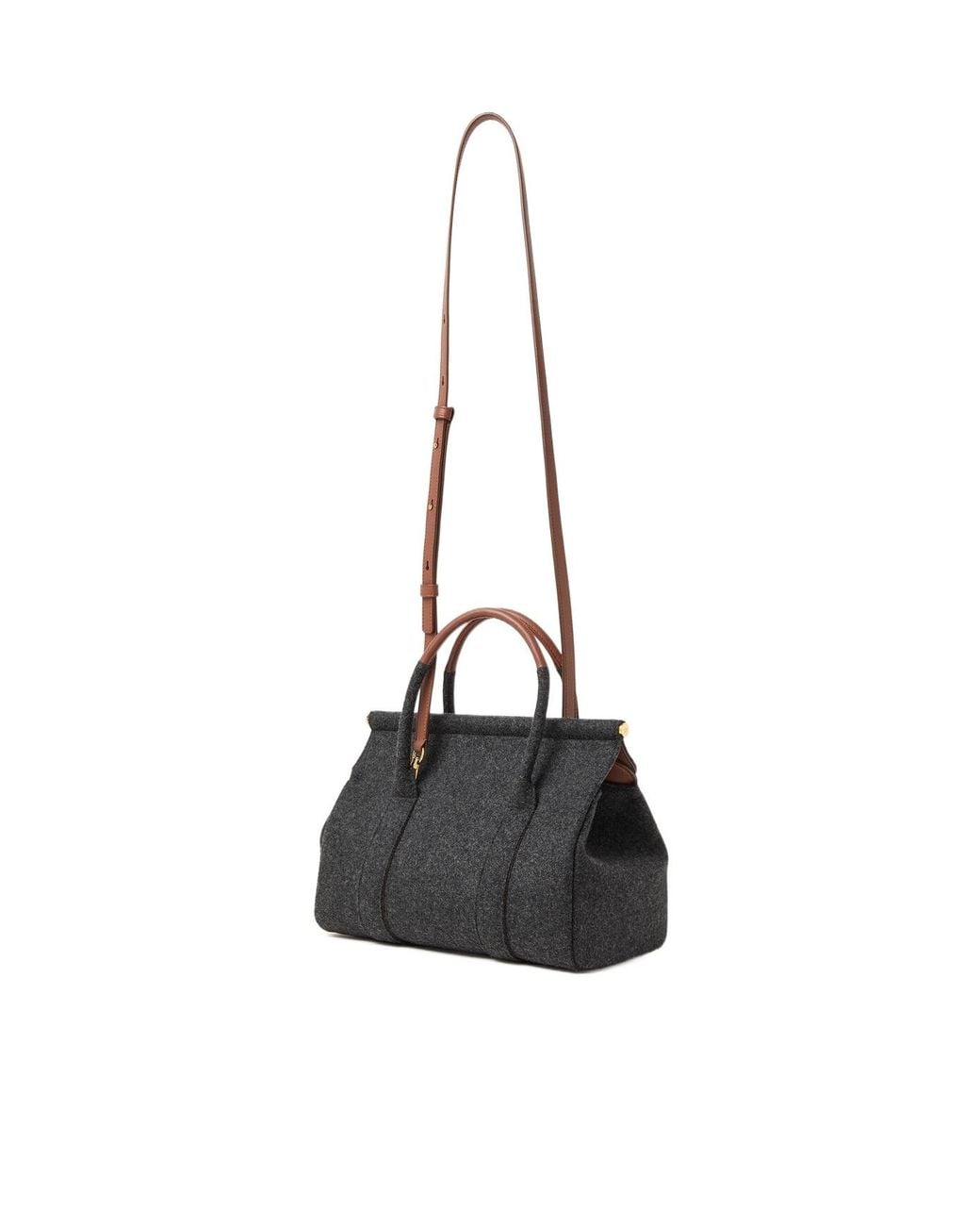 Loro Piana Black Loom Bag L25