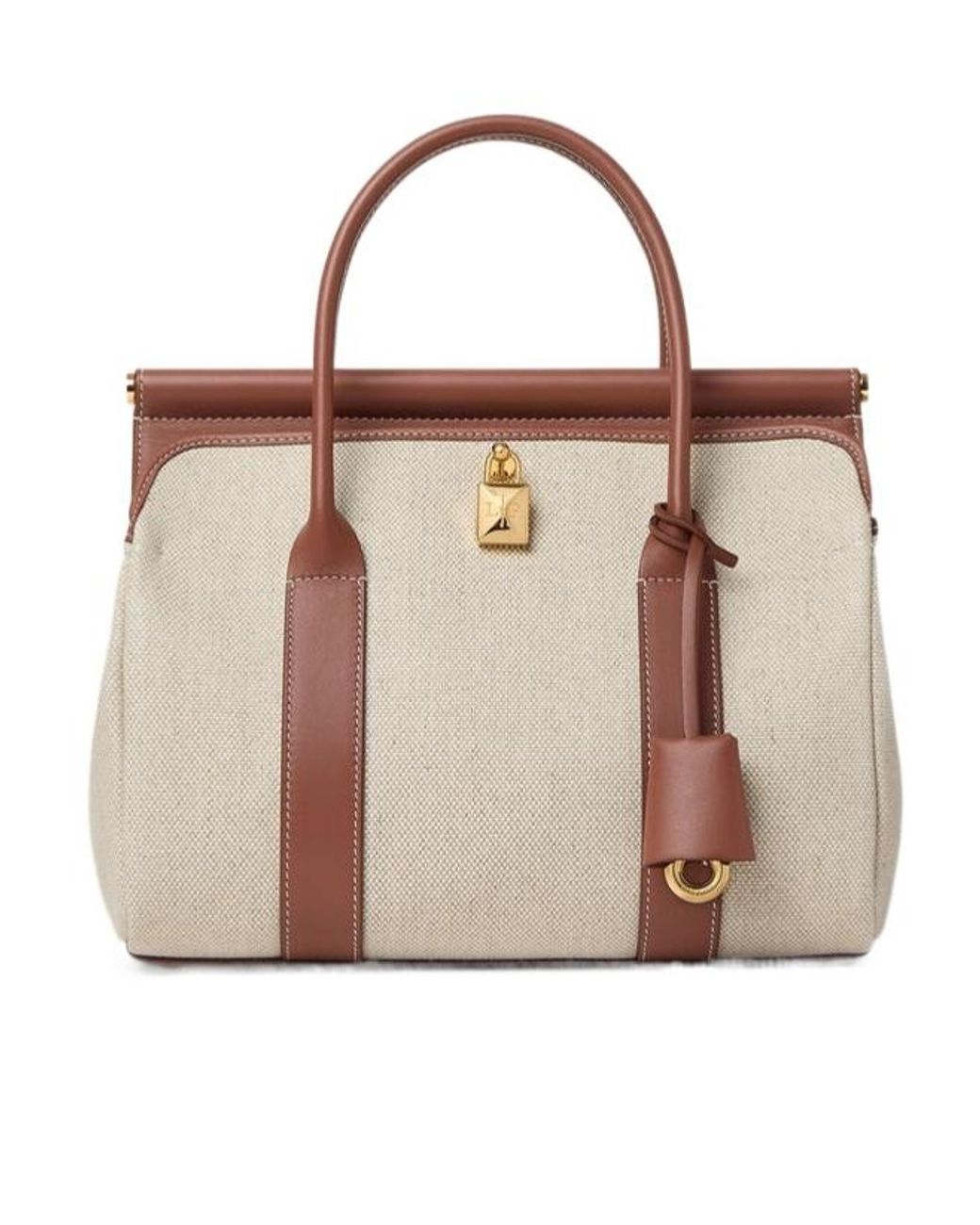 Loro Piana Brown Loom Bag L25 Handbag