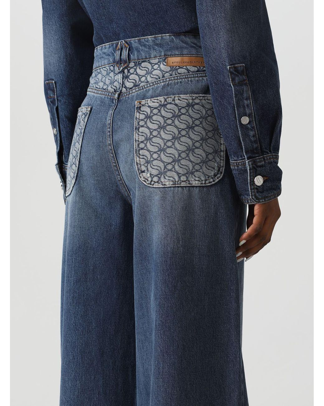 Stella McCartney Blue S-wave Jeans