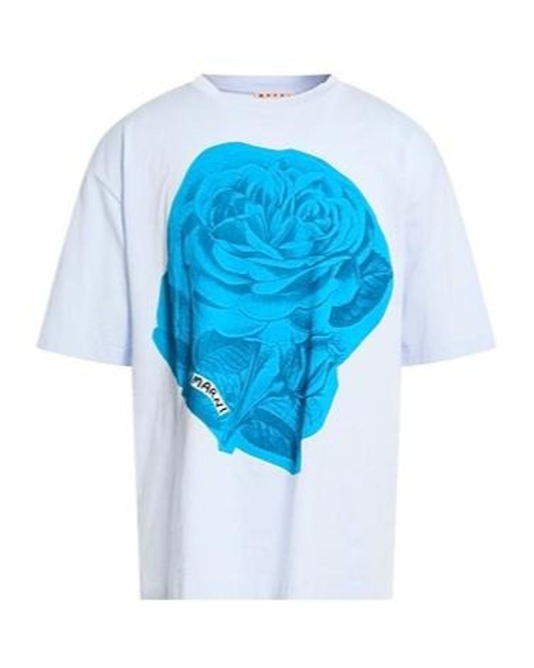 Marni Blue Printed T-Shirt