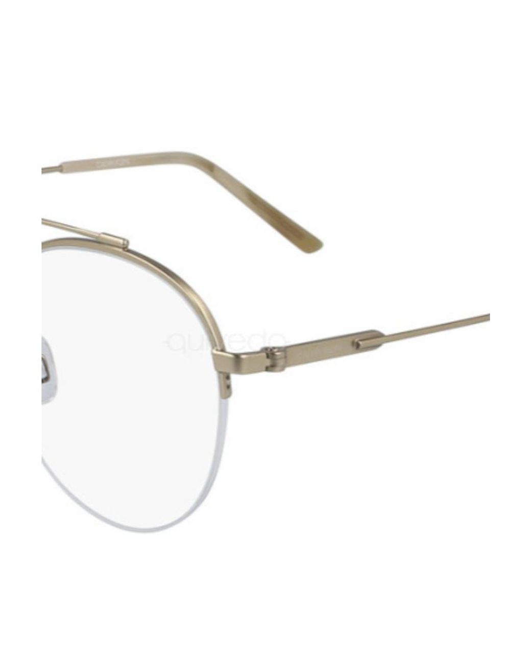 Calvin Klein White Half-Frame Flat Mirror for men