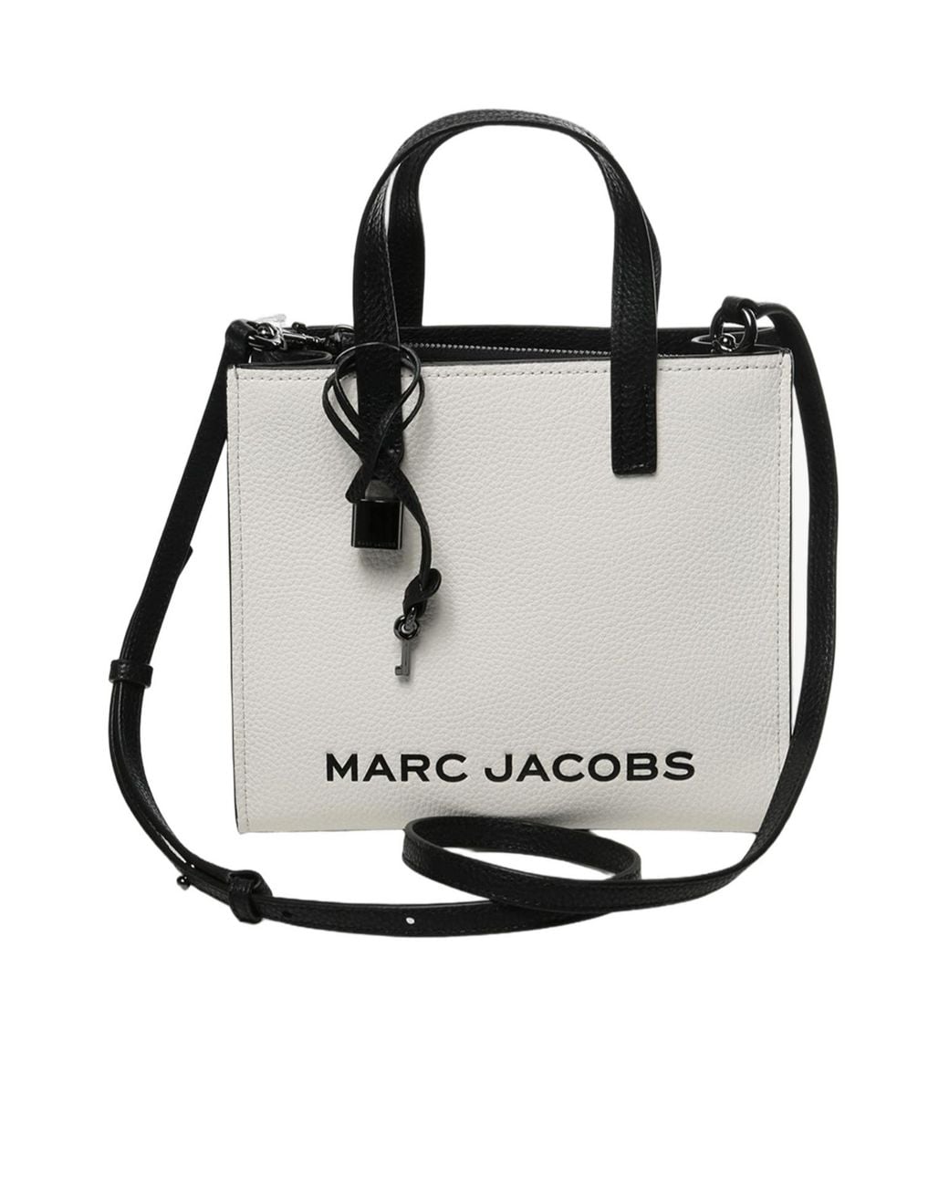 Marc Jacobs Black Bi Color Bold Mini Grind Tote