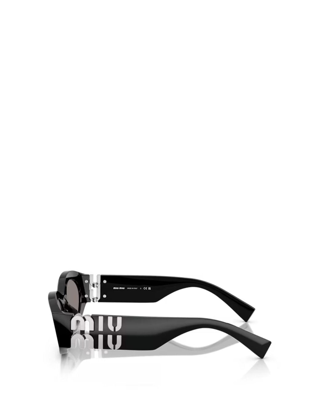 Miu Miu White Eyewear Cat-Eye Sunglasses for men