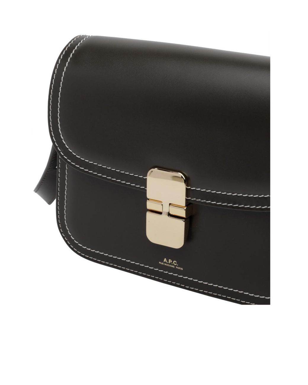A.P.C. Black Grace Small Crossbody Shoulder Bag