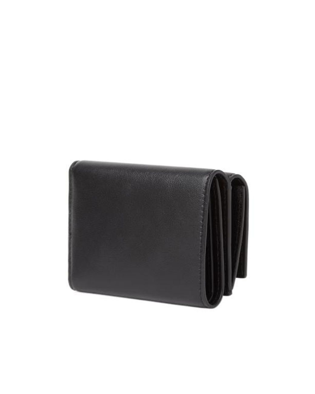 Fendi Black Ff Mini Trifold Wallet