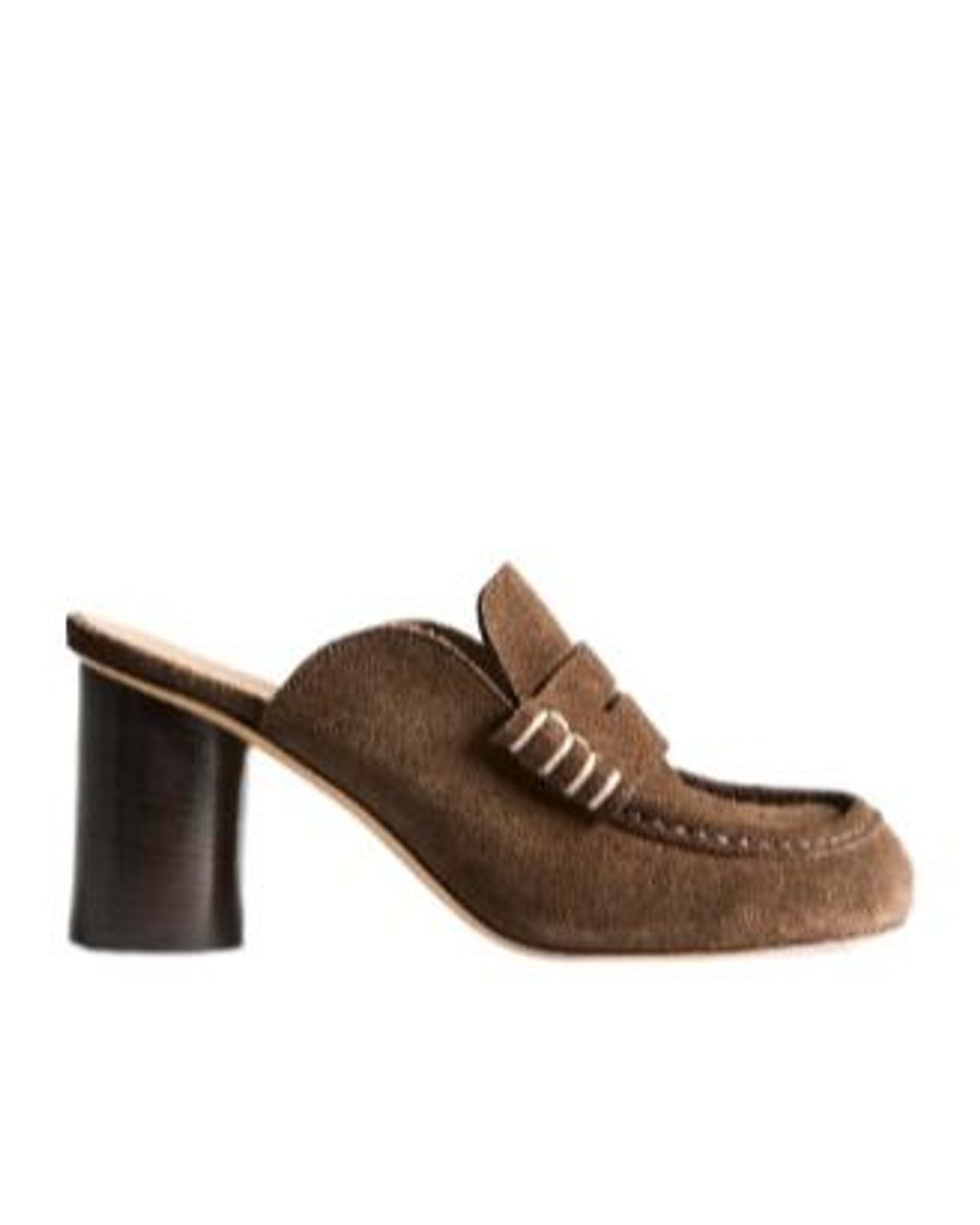 J.W. Anderson Brown Loafer Mule Sandal