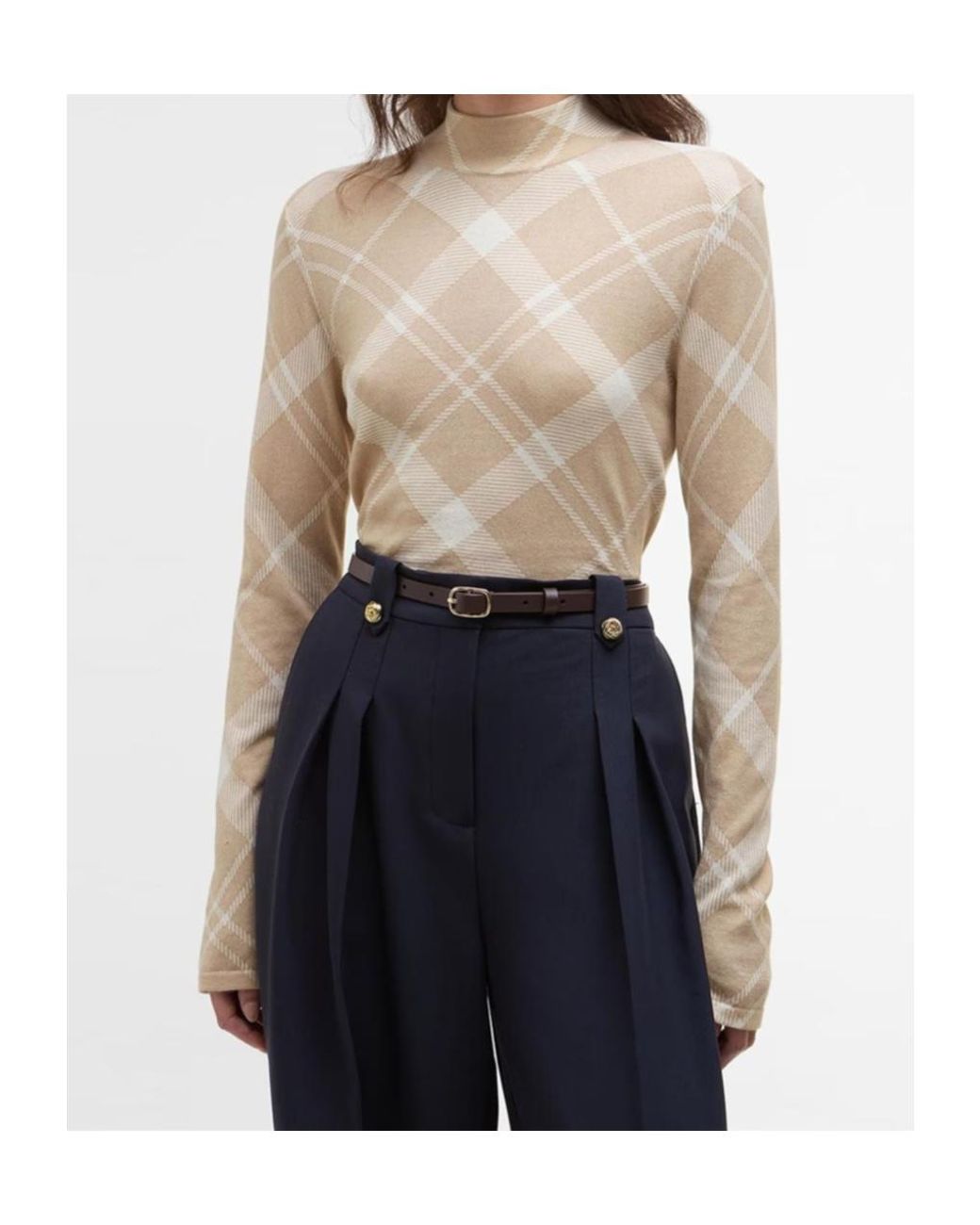 Barbour Natural Long-Sleeved Knitted Pullover
