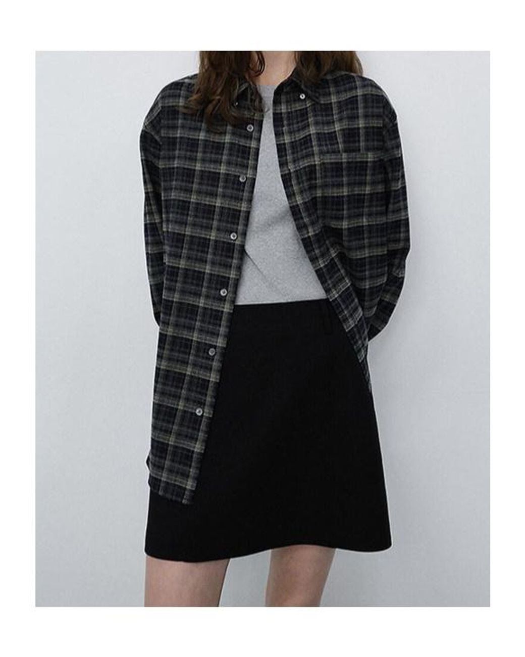 DUNST Blue Checked Flannel Shirt for men