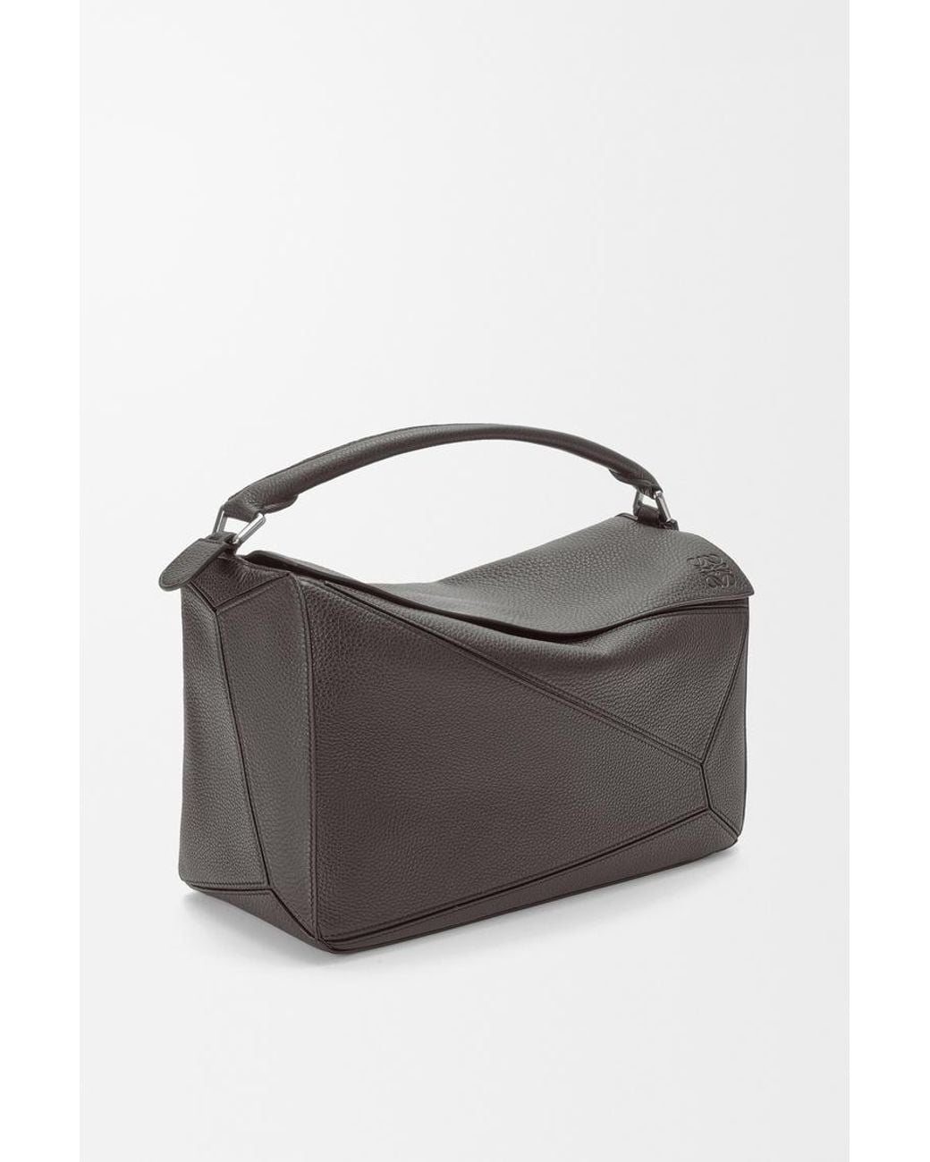 Loewe Gray Large Puzzle Bag for men