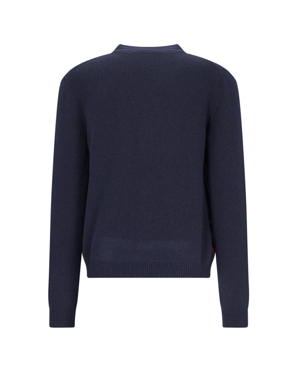 Gucci Blue Buttoned-Up V-Neck Cardigan for men