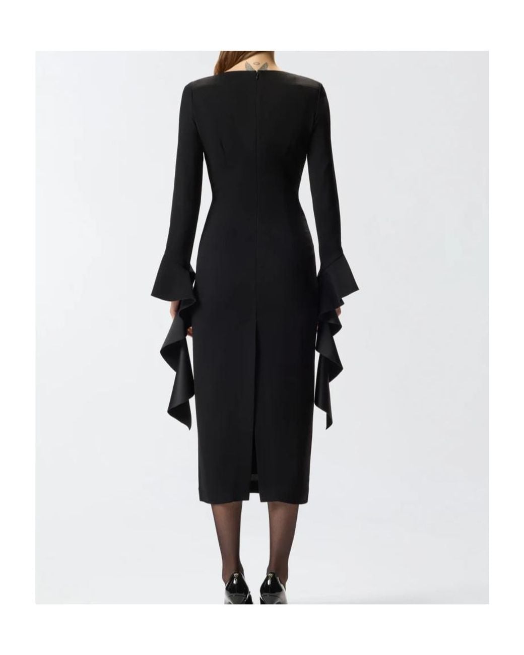 Pinko Black "Formina" Double Dress