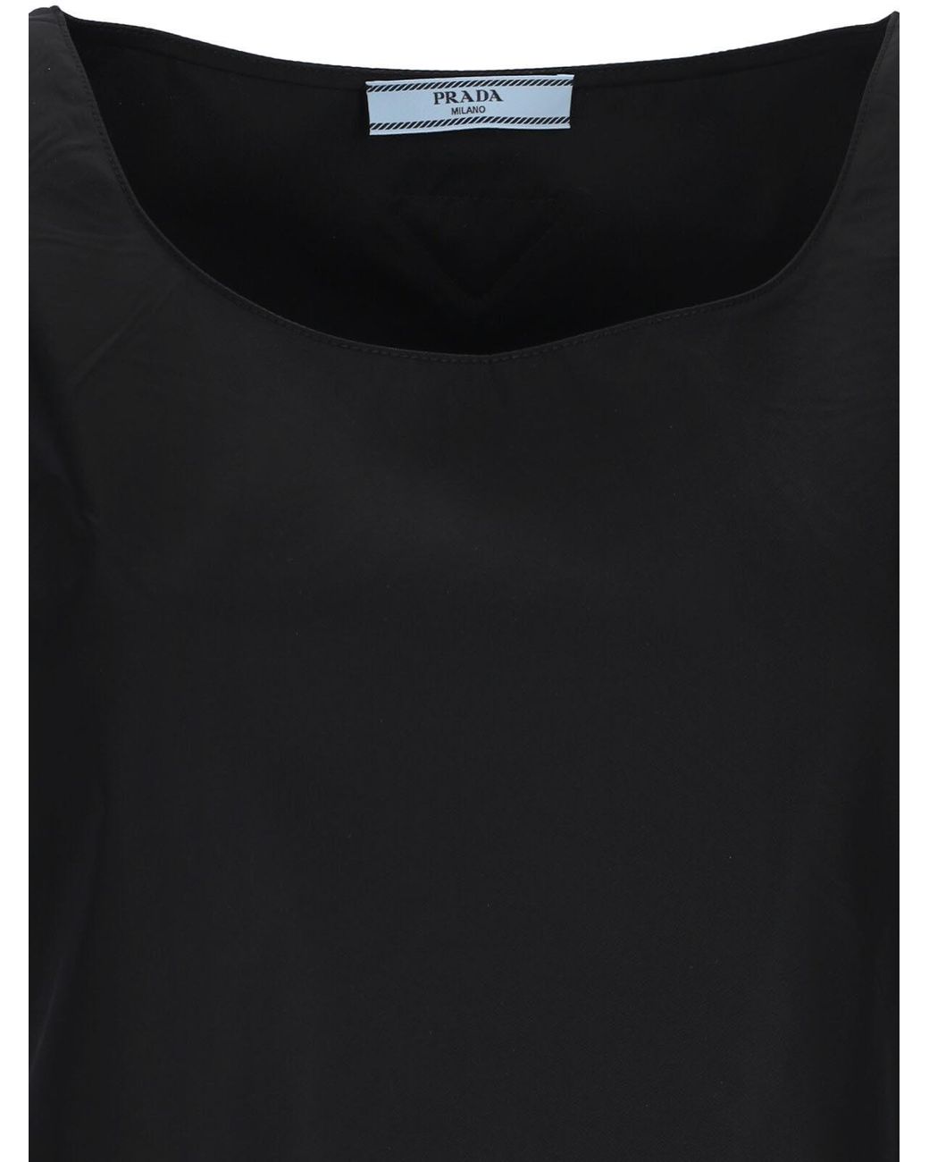Prada Black Sleeveless Re-Nylon Dress