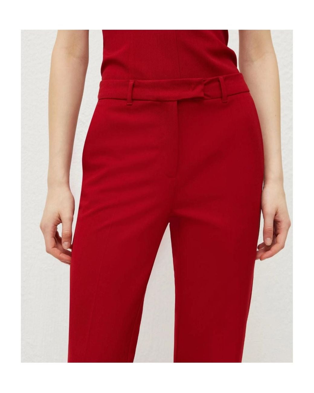 Marella Red Trousers