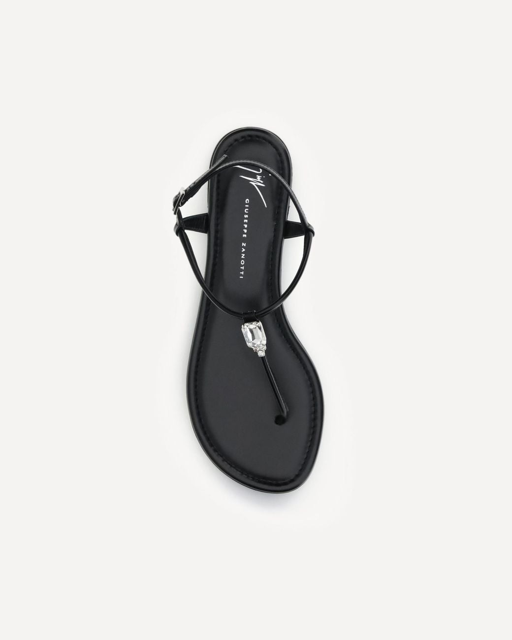 Giuseppe Zanotti Brown Maeeve Embellished Flat Sandals
