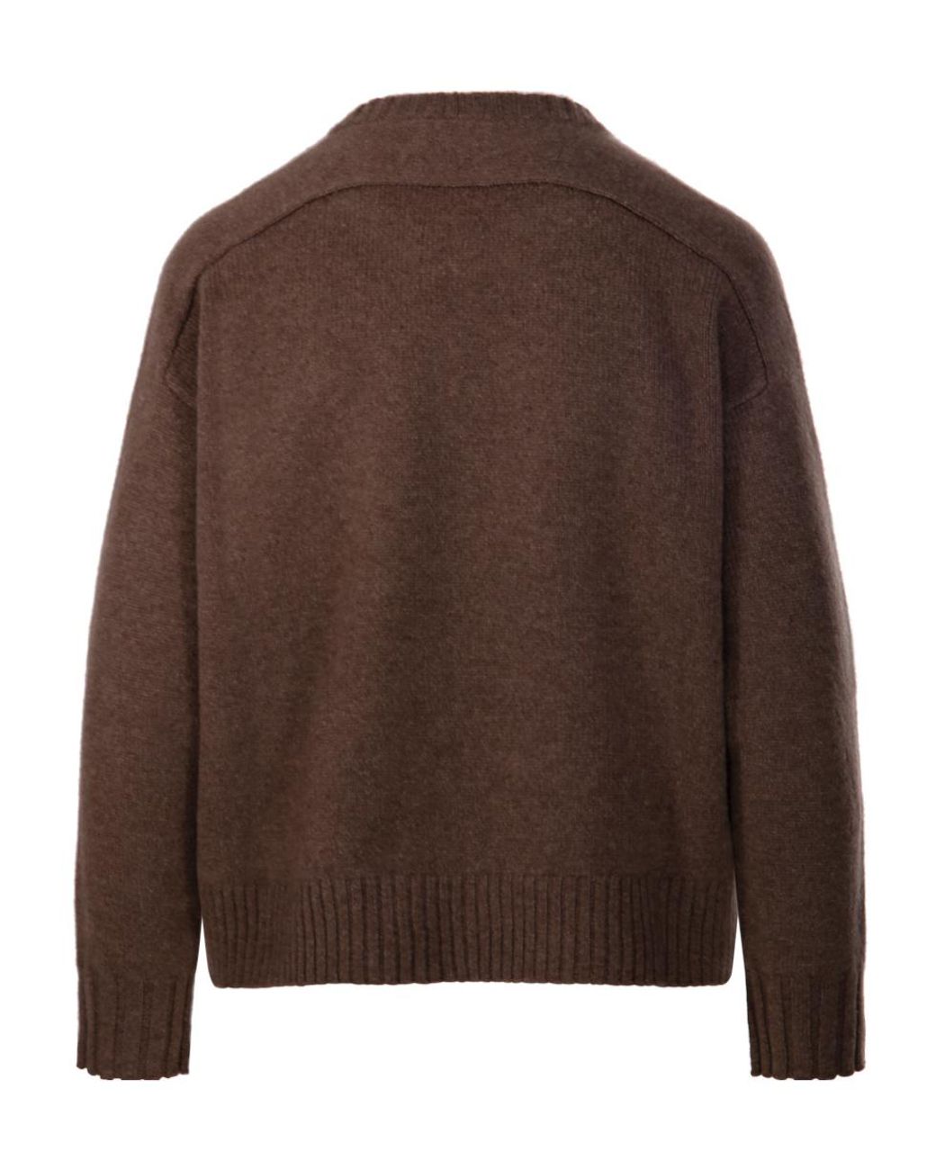 Be You Brown Round Neck Sweater