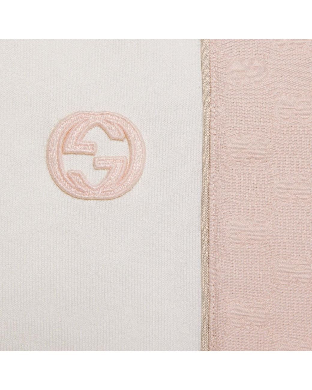 Gucci White Gg Felted Jersey Jogging Pants