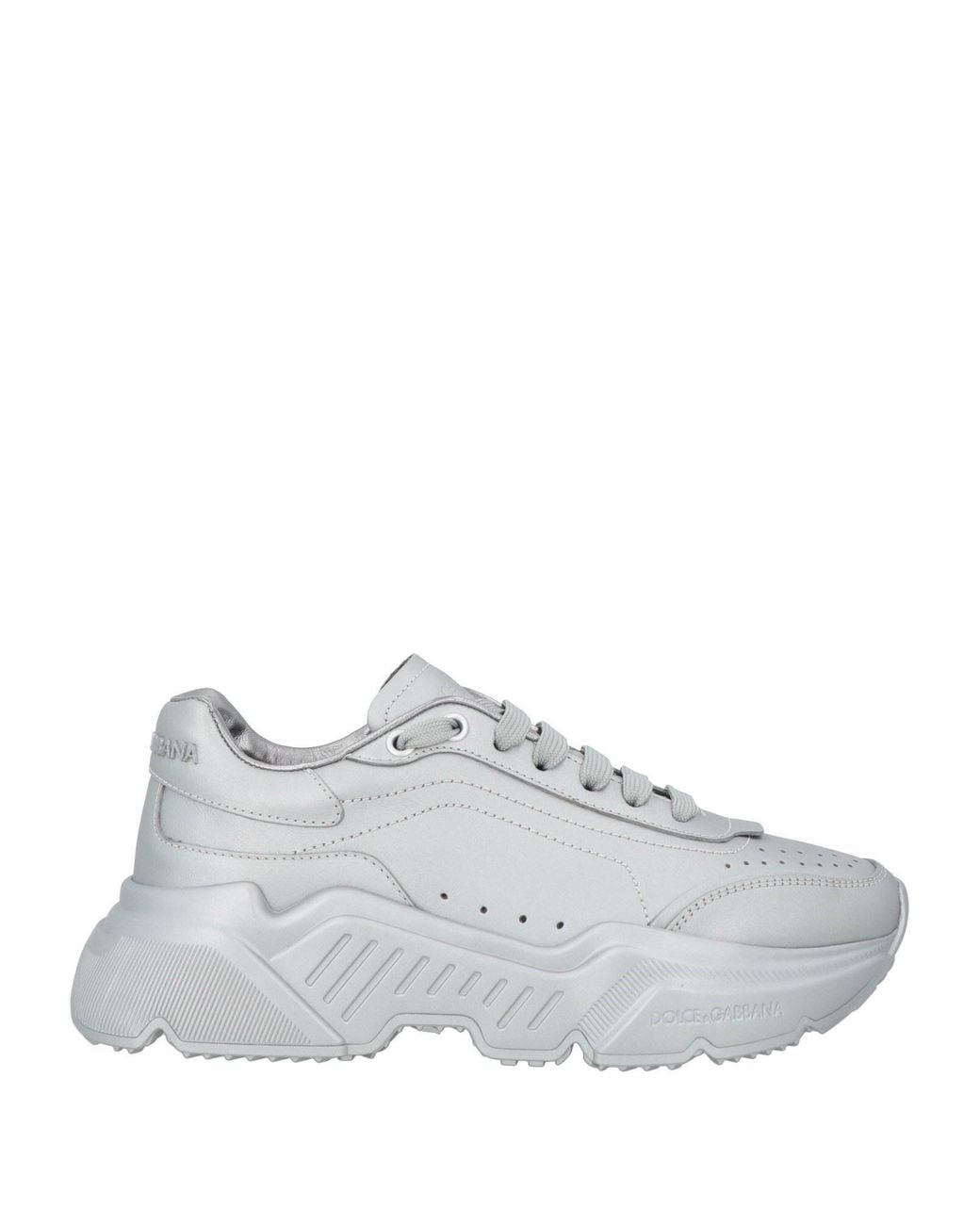 Dolce & Gabbana Gray Solid Color Sneakers
