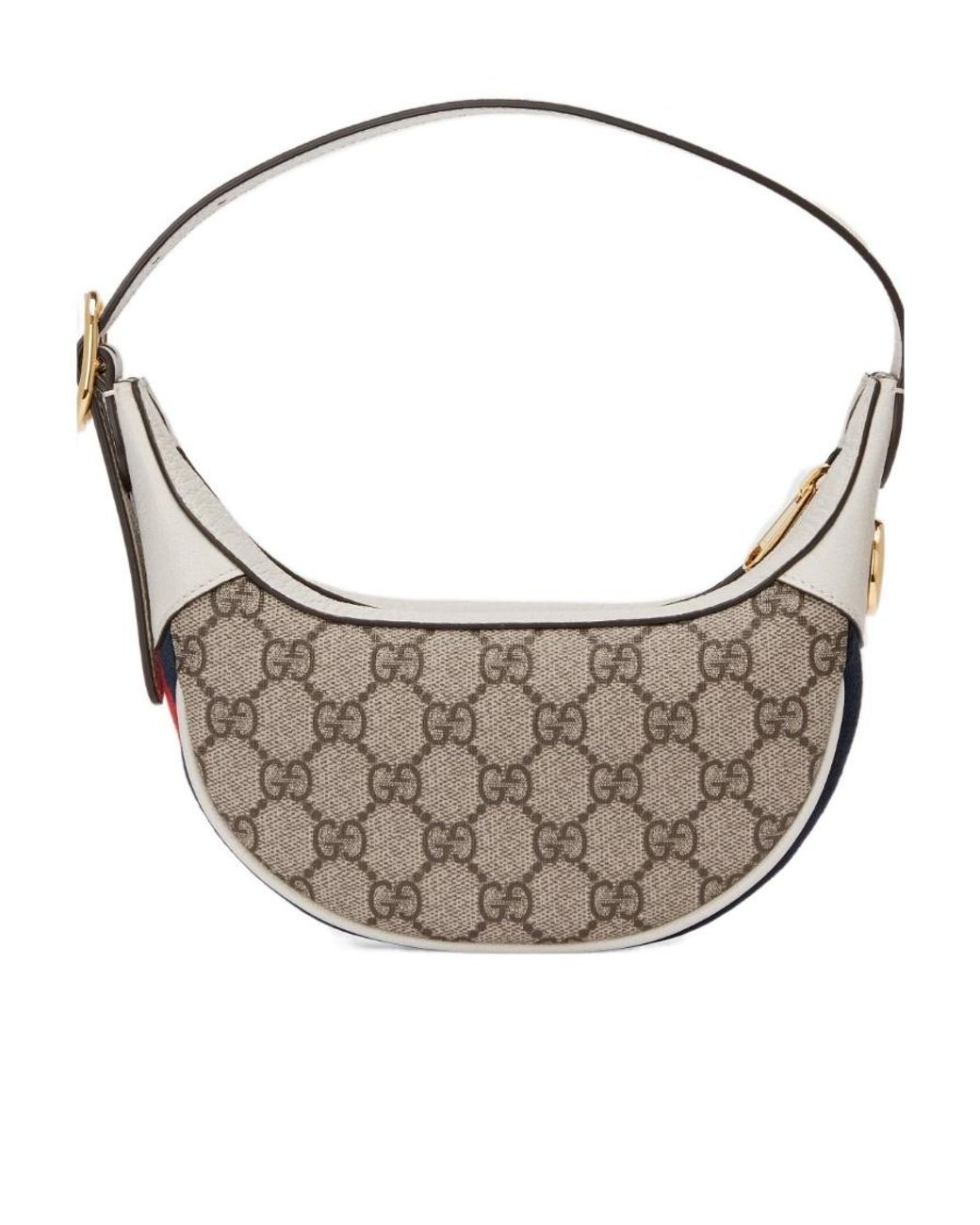 Gucci Gray Ophidia Gg Supreme Mini Bag