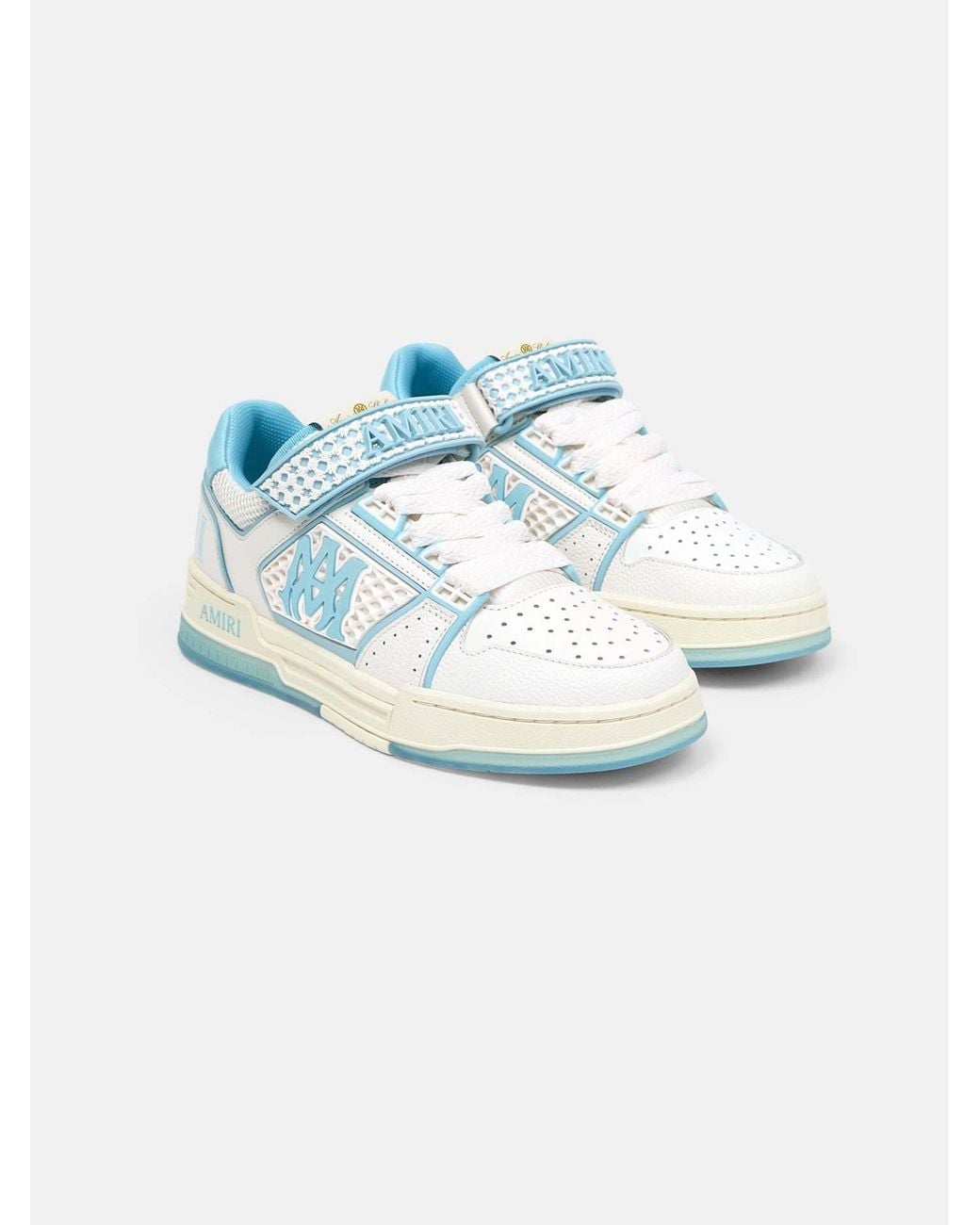 Amiri Blue Ma Skyline Leather Sneakers for men