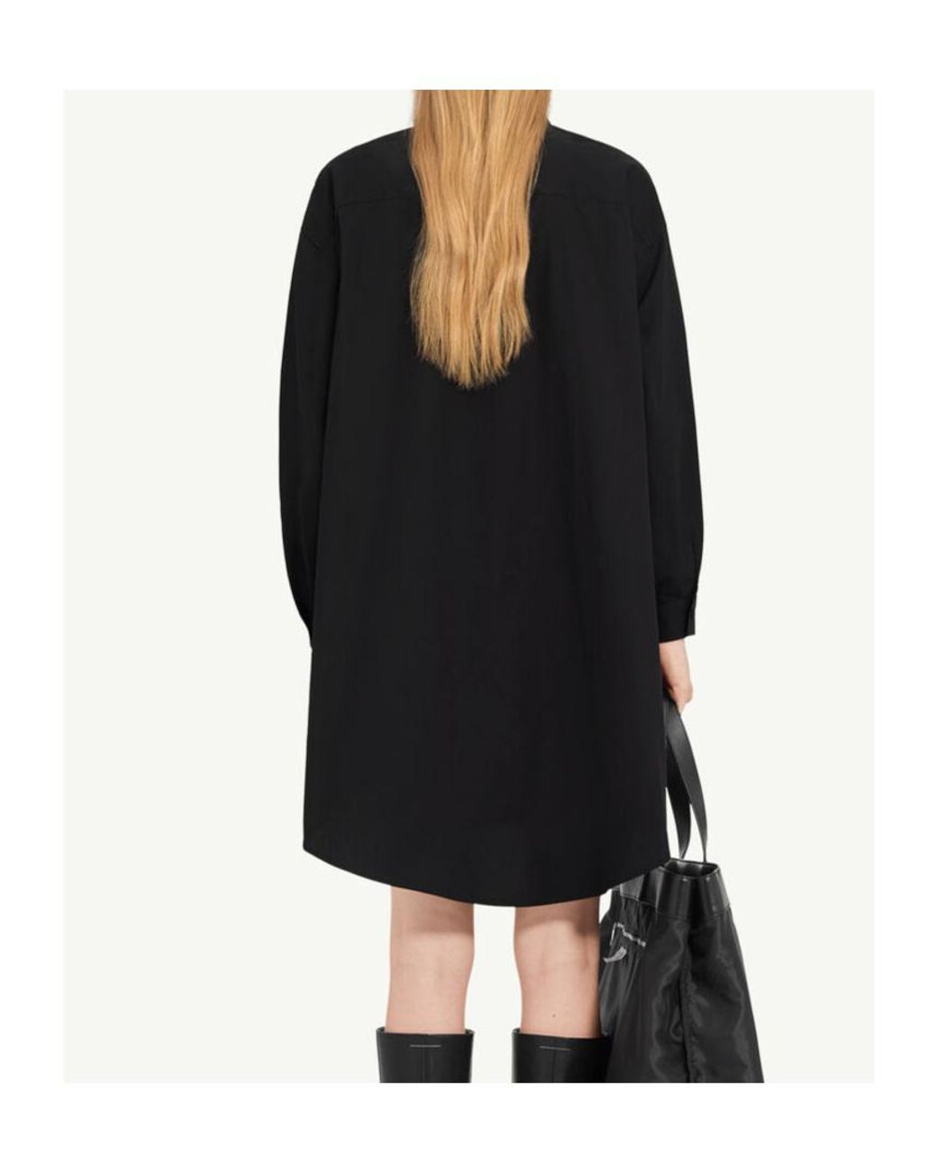 MM6 by Maison Margiela Black Shirt Dress