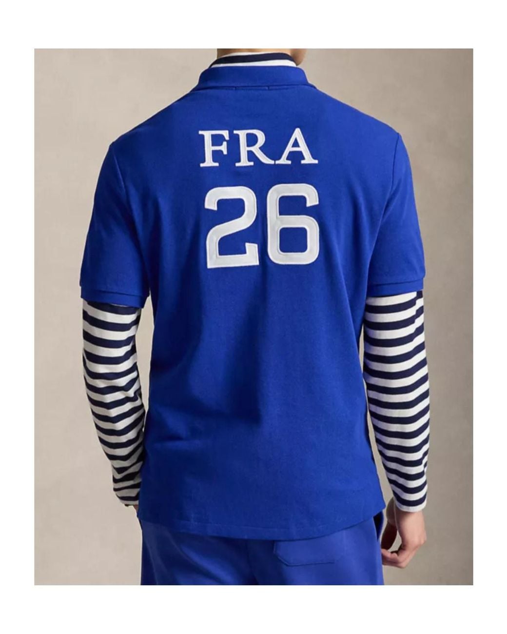 Polo Ralph Lauren Blue Logo-Embroidered Short-Sleeved Polo Shirt for men