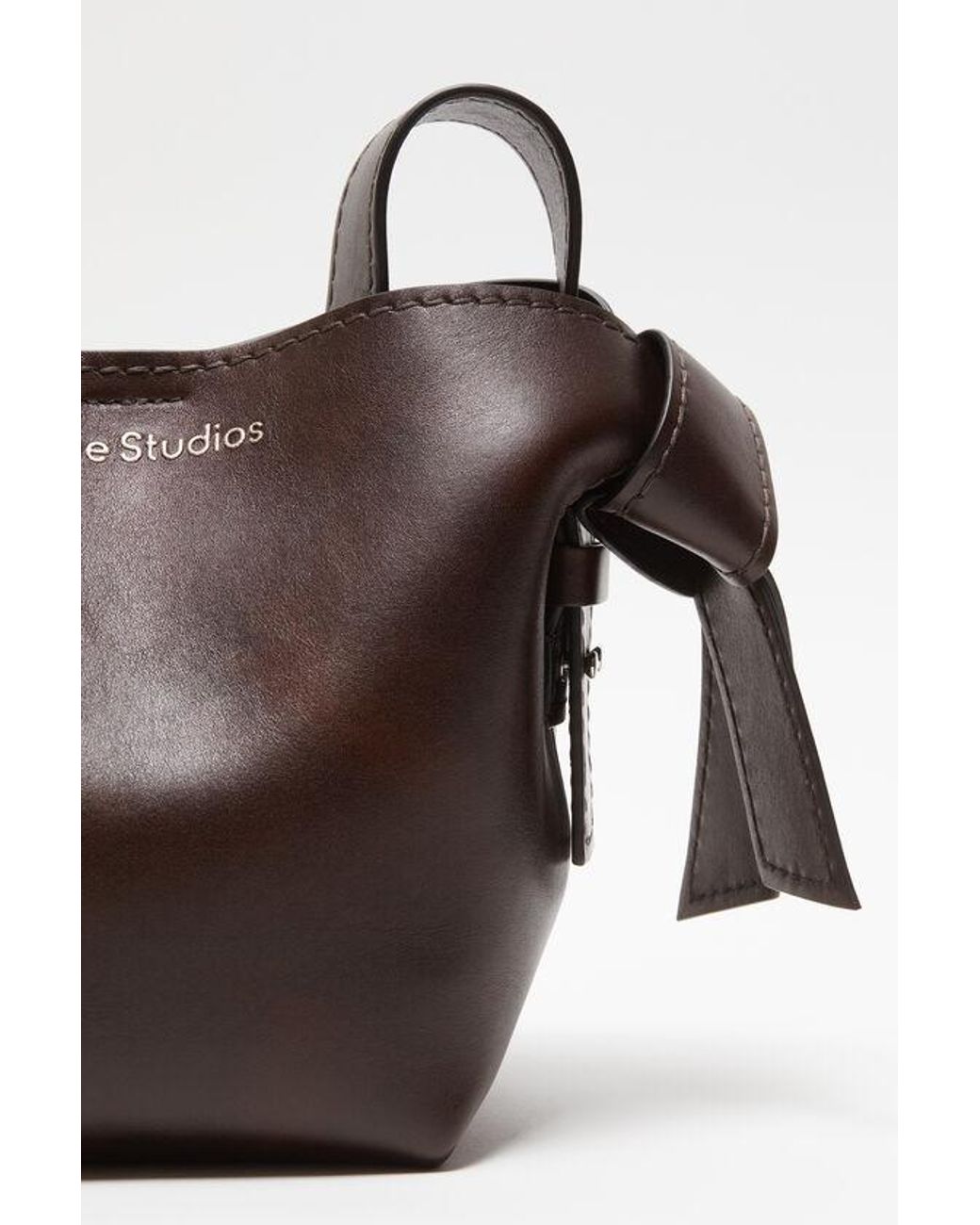 Acne Brown Musubi Mini Shoulder Bag