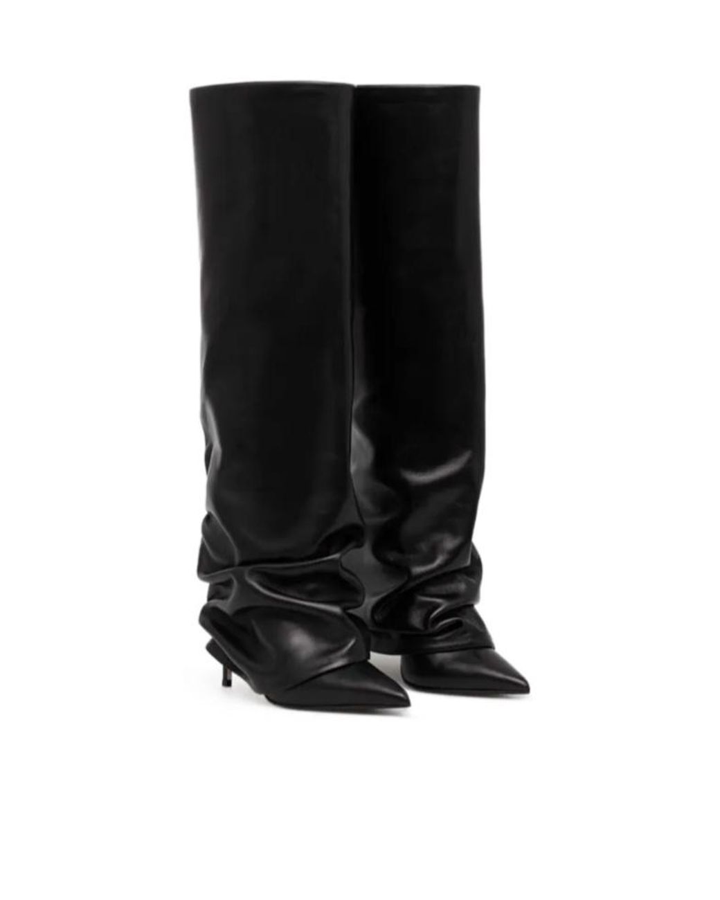 Le Silla Black Andy 120Mm Pointed-Toe Boots