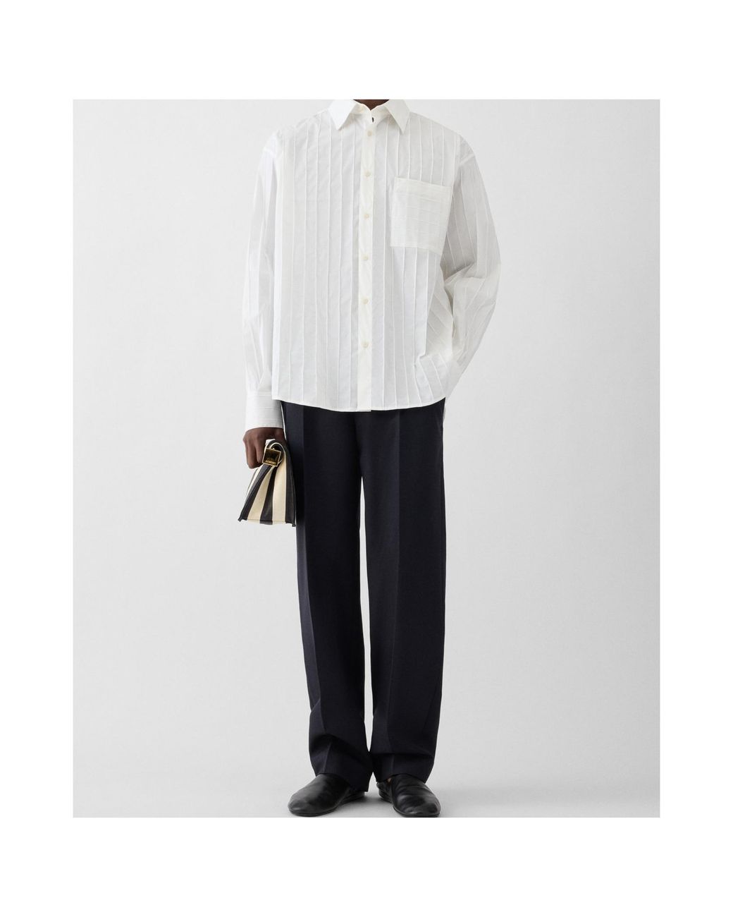 Jacquemus White The Camargue Long-Sleeved Shirt for men