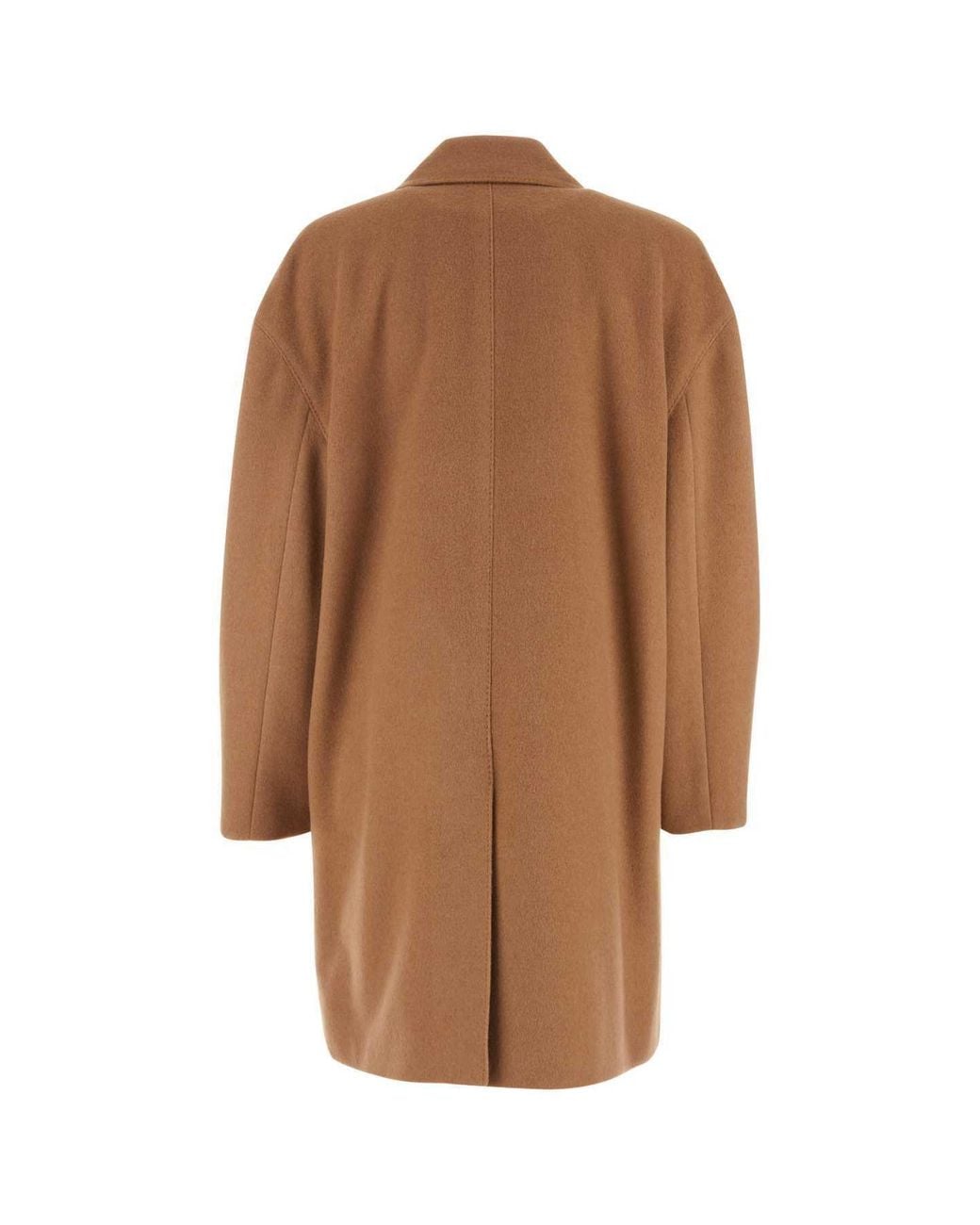 Gucci Natural Double-Breasted Coat