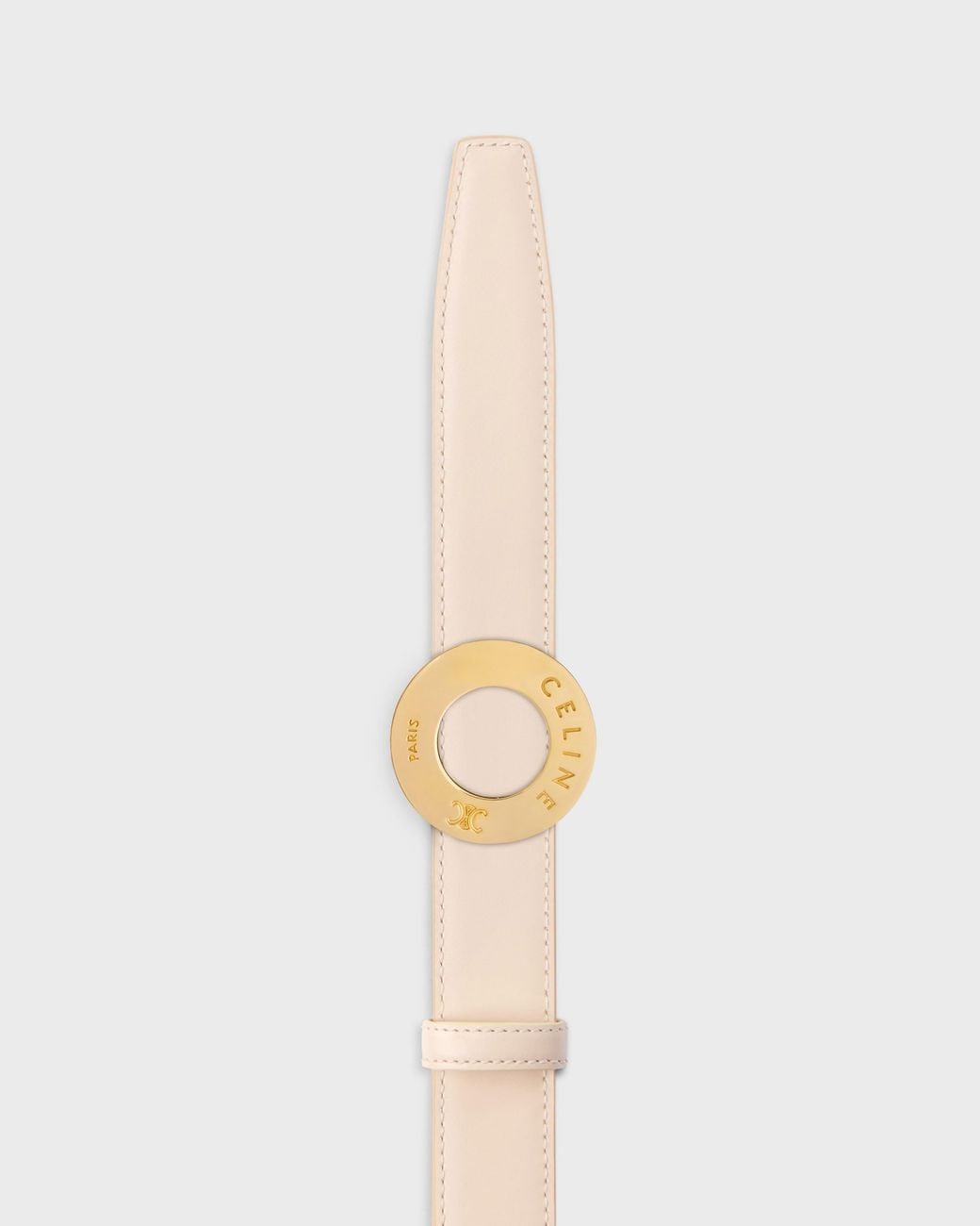 Céline Multicolor 25Mm Double-Sided Leather Belt With Disc Buckle