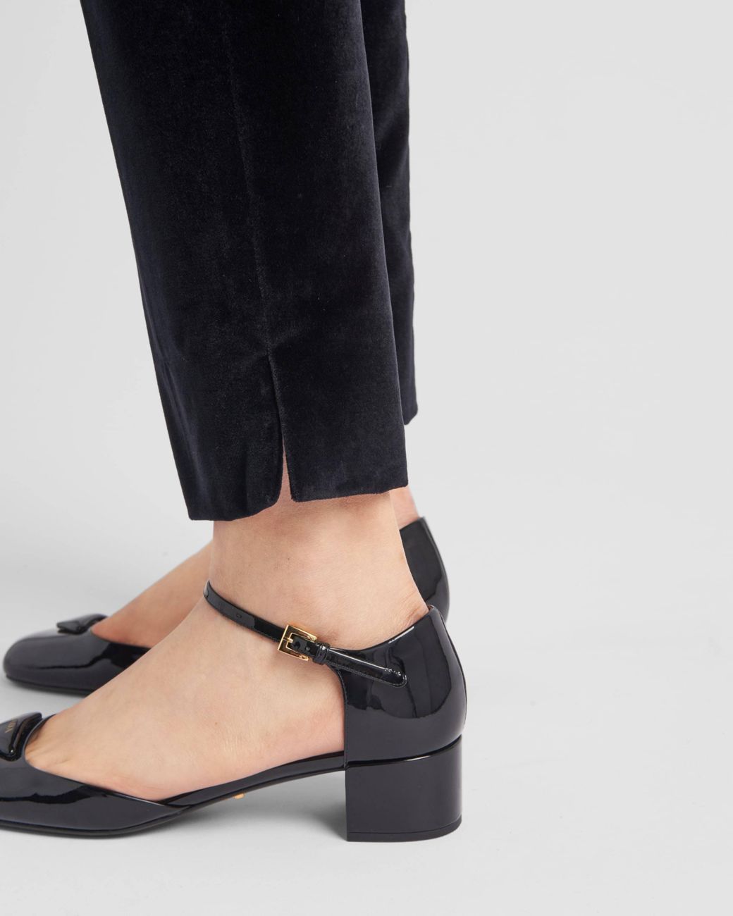 Prada Black Velvet Pants