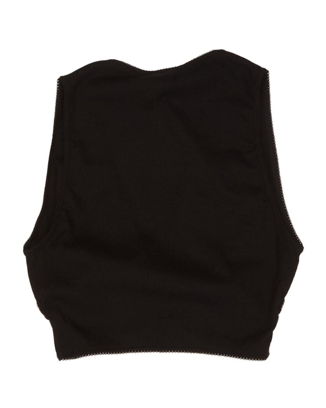 Alaïa Black Alaïa Ribbed Jersey Wrapped Top