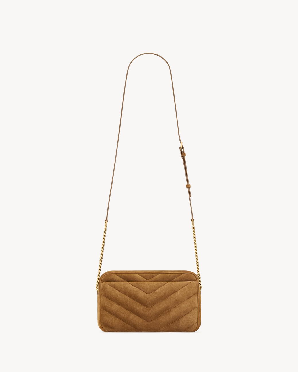 Saint Laurent White Quilted Chain Shoulder Bag