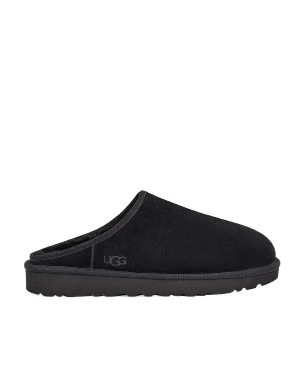 Ugg Black Classic Slip-On Slippers for men