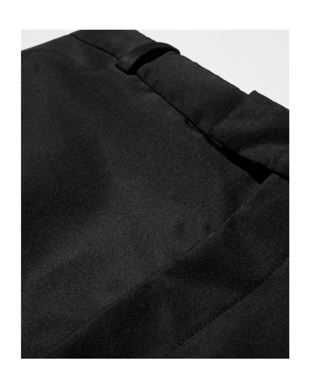 Gucci Black Fine Faille Skirt