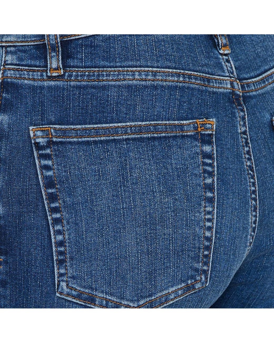 FRAME Blue Belt Loop Jeans
