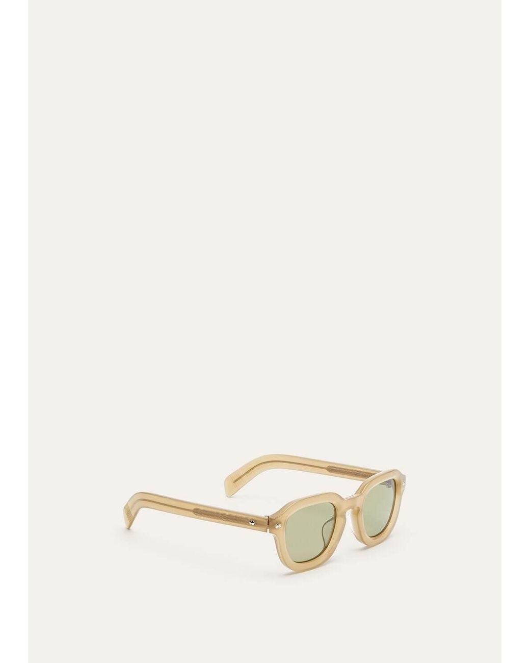 Loro Piana Metallic André Sunglasses for men