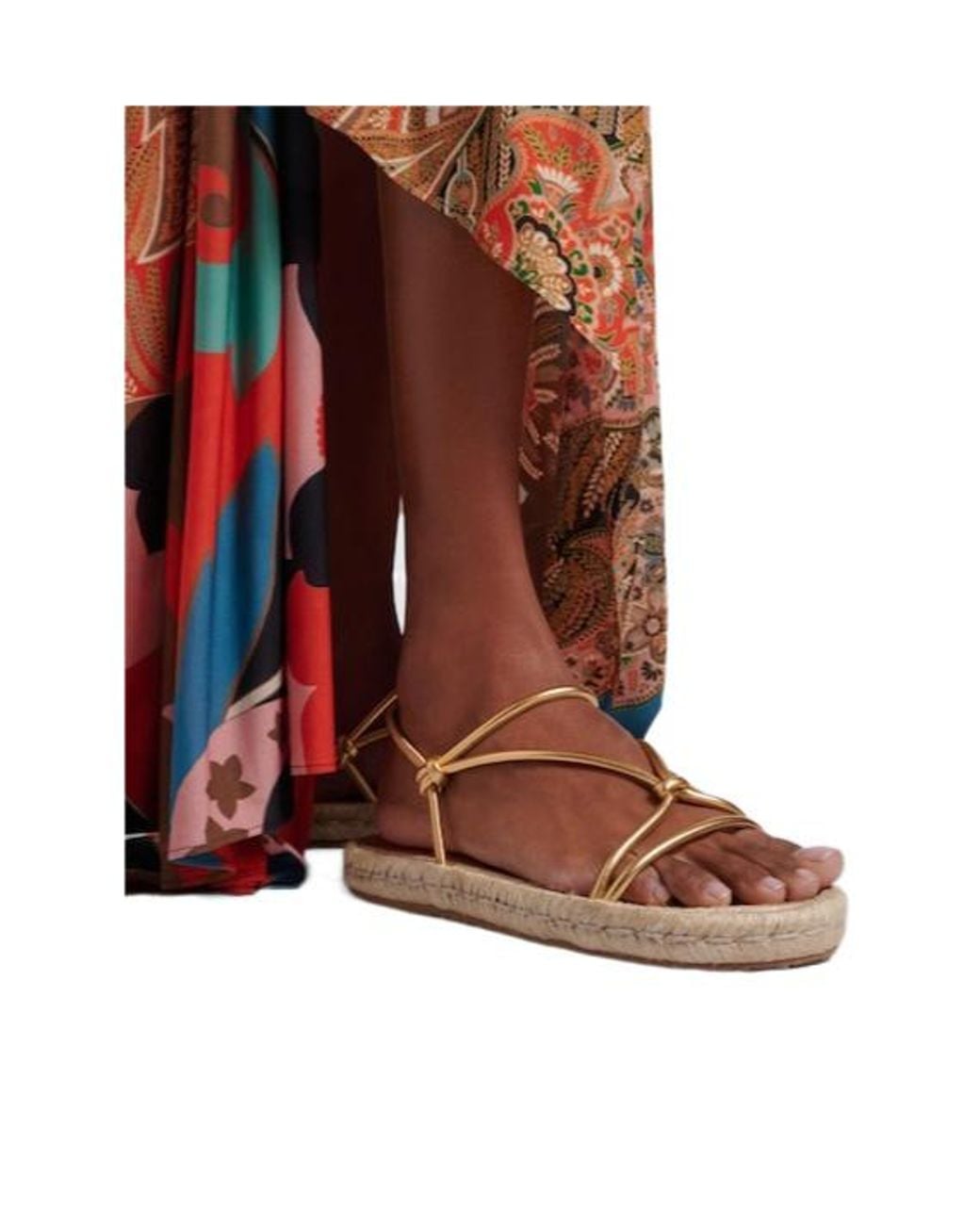 Gianvito Rossi Metallic Golden Handmade Sandals