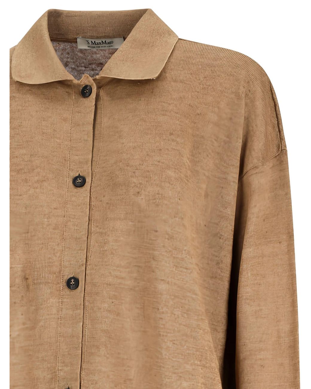 Max Mara Natural Origine Button-Up Cardigan