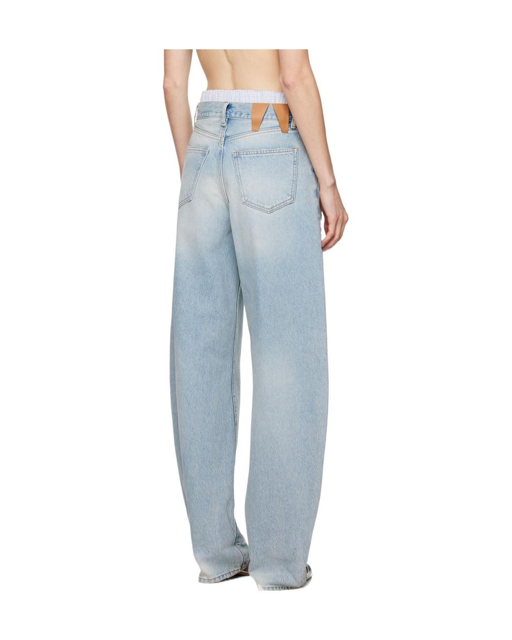 DARKPARK Blue Denim Trousers With Belt Loops