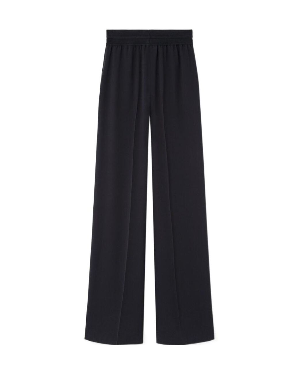 Loro Piana Blue Drawstring Wide-Leg Trousers