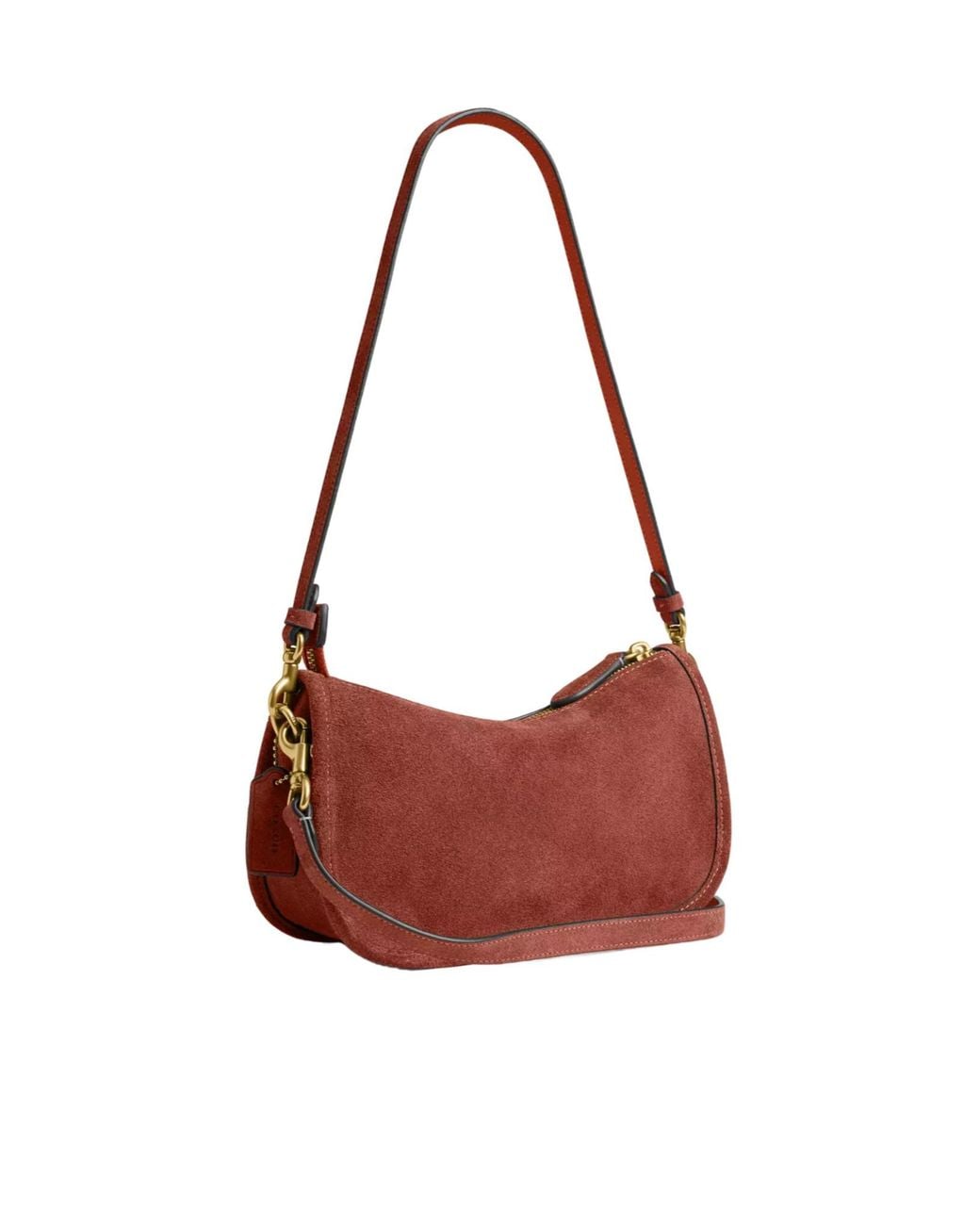 COACH Red Waverly Chain Strap Shoulder Bag