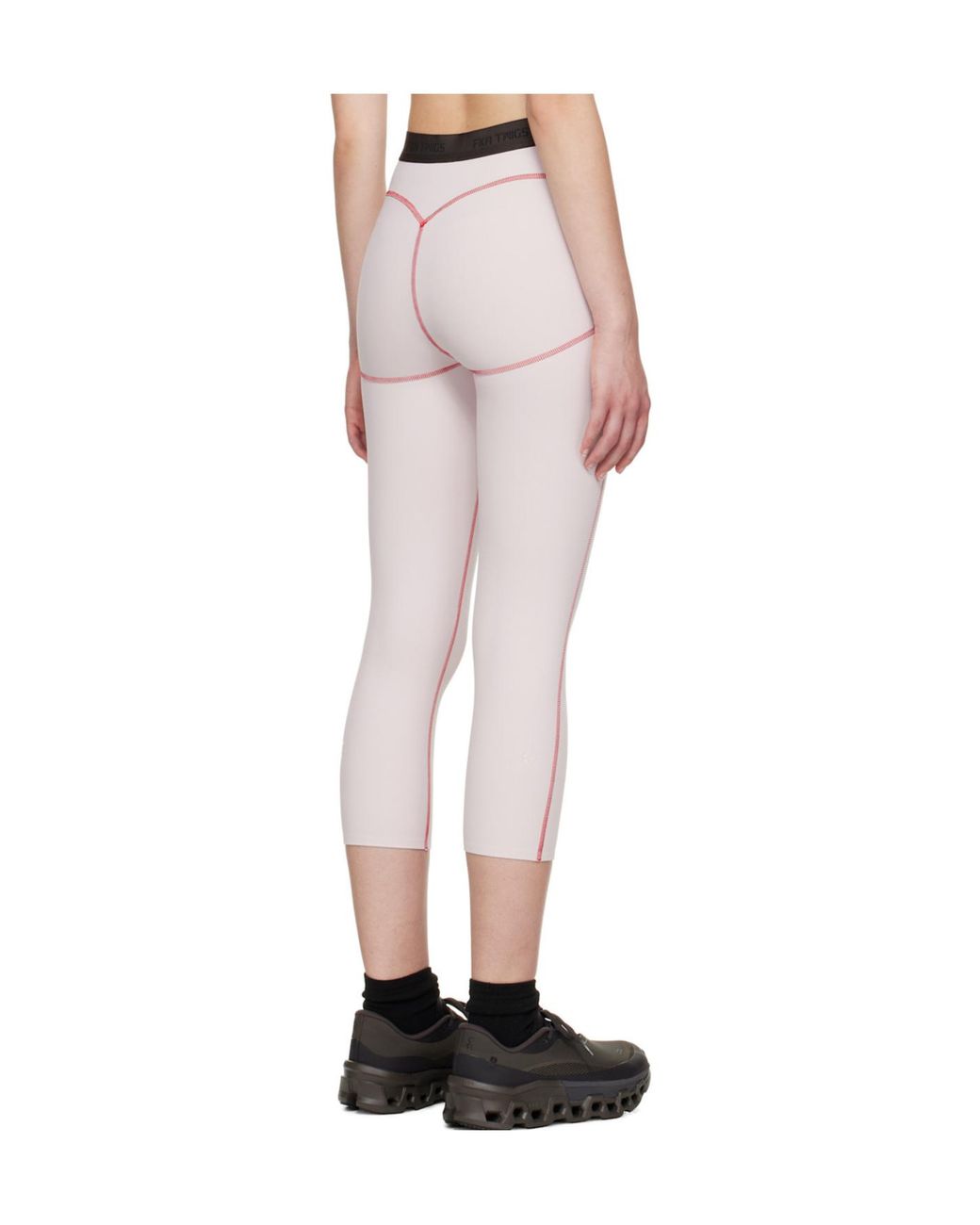 On Shoes Pink Stretch Recycledjersey Leggings